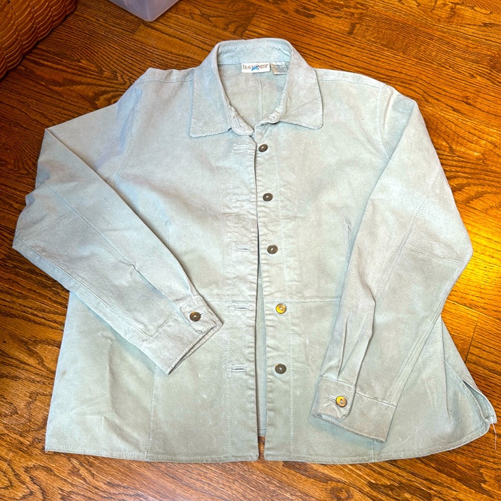 TravelSmith suede shirt jacket - size M